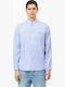 Long-sleeved Cotton Shirt Striped White