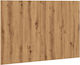 vidaXL Wooden Bed Headboard Brown 120x80cm
