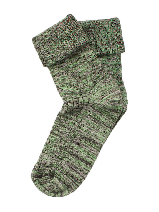Livoni Damen Socken Green 1Pack