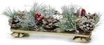 ArteLibre Christmas Candlestick 27x10cm