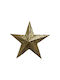 Zen Collection Metal Christmas Decorative Pendant Star 47x7.5x49cm Gold