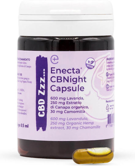 Enecta Cbnight Capsule Cbd & Cbn Somn 30 Capsule
