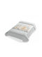Adam Home Κουβέρτα Ισπανίας Κούνιας Ster 664 Γκρι Grey 110x140εκ.