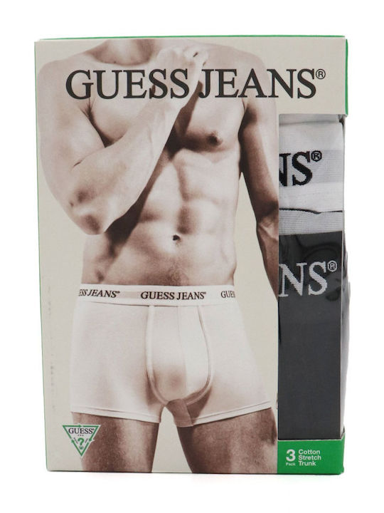 Guess Ανδρικά Μποξεράκια Μαύρο-λευκό 3Pack