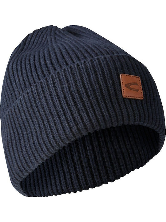 Beanie Ανδρικός Σκούφος Πλεκτός σε Navy Μπλε χρώμα