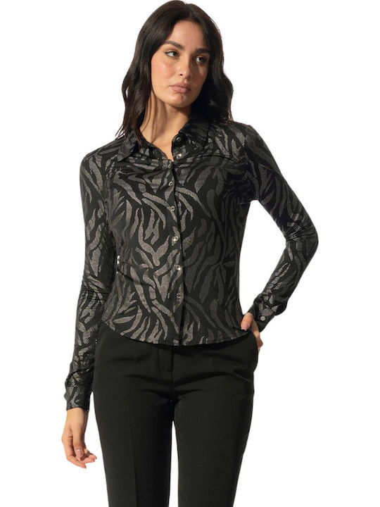 Women's Long Sleeve Shirt Black