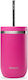 Qwetch Magenta Glass Thermos Stainless Steel 47...