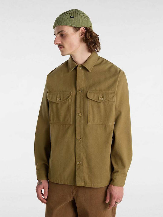 Дълъг Ръкав Overshirt Gothic Маслинен Зелен
