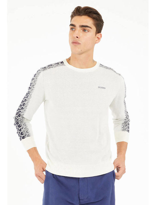 Guess Denzel Πουλόβερ White