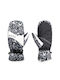 Roxy Jetty Mittens Γυναικεία Γάντια Σκι & Snowboard Γκρι