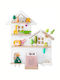 Kids Wall Mount Shelf White 59.7x55.6x18cm