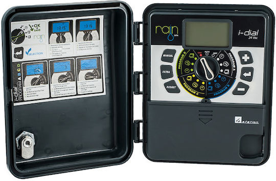 Programmer Hydrostab I-dial Outdoor Zones 8 Programs 4