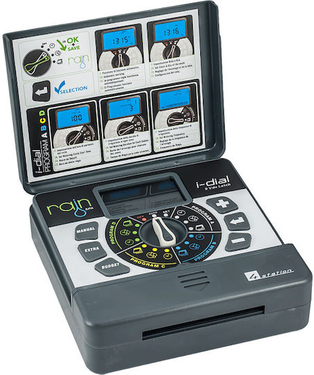 Hydrostab I-dial Programmer Indoor 4 Programs 4 Zones