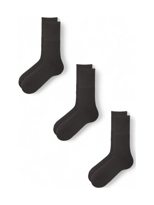 K Socks Ανδρικές Κάλτσες Μαύρες 3Pack