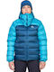 Women's Short Puffer Jacket for Winter Deep Teal-fresh