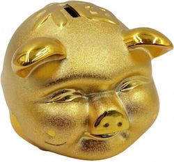 Money Box Plastic Gold
