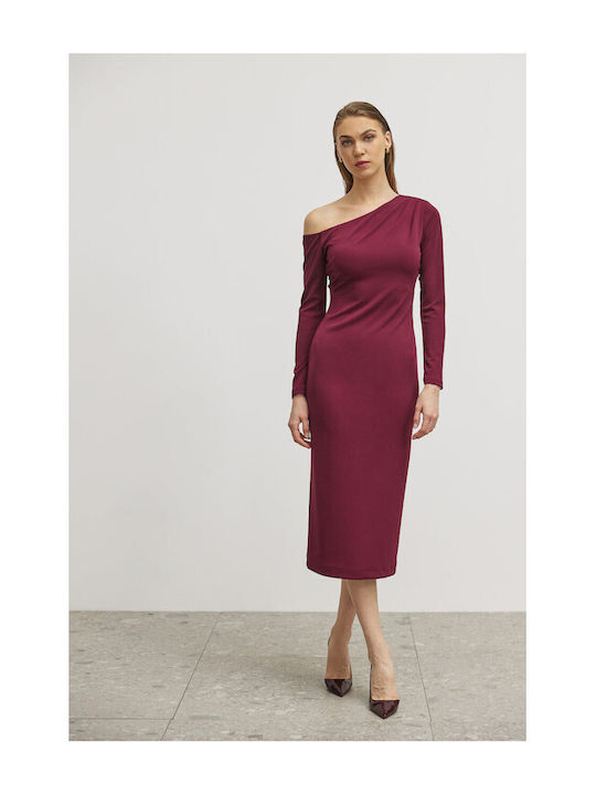 Enzzo Dress Bordeaux