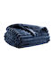 Vivaraise Alice Armchair Throw Fur 130x160cm Dark Blue