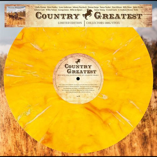V A Big Hits Superstars Country Music Marbled 1 Vinyl