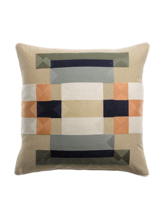 Vivaraise Sofa Cushion Bertille Epice Multicolour 45x45cm