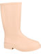 Damen Gummistiefel Beige