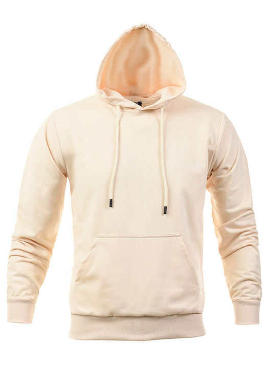 Senior Sweatshirt with Hood Beige