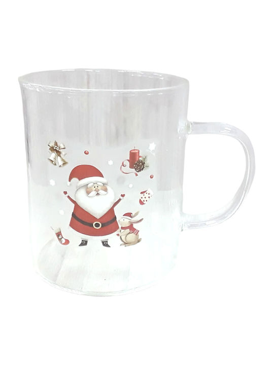 XMASfest Christmas Mug Glass Transparent