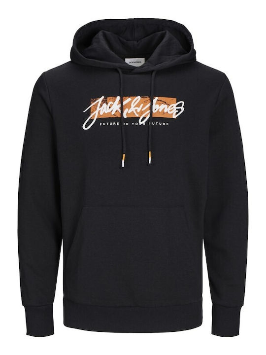 Jack & Jones Sweatshirt with Hood Black