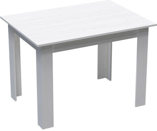 Manka Table Dining Room Wooden White 110x80x77cm