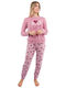 Pijamangel Winter Damen Pyjama-Set Rotten Apple