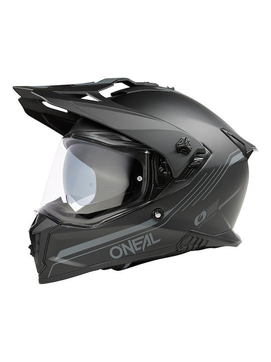 O'Neal A-SRS V.24 Solid Black Motorcycle Helmet...