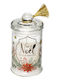 Atmosphera Christmas Glass Candle As Tassel 6cm