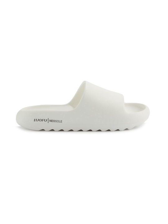 Fshoes Men's Slides White