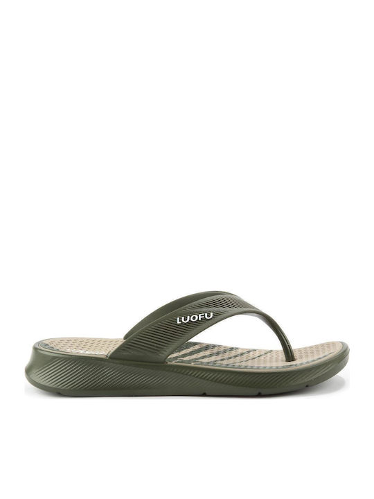 Fshoes Ανδρικά Flip Flops Χακί