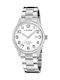 Calypso Men's Watch Battery with Silver Metal Bracelet