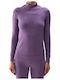 4F F156 Damen Thermo Langarmshirt Lila