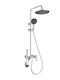 Shower Column with Mixer Silver