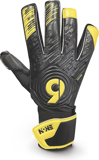 Nine Goalkeeper Gloves Adults Black
