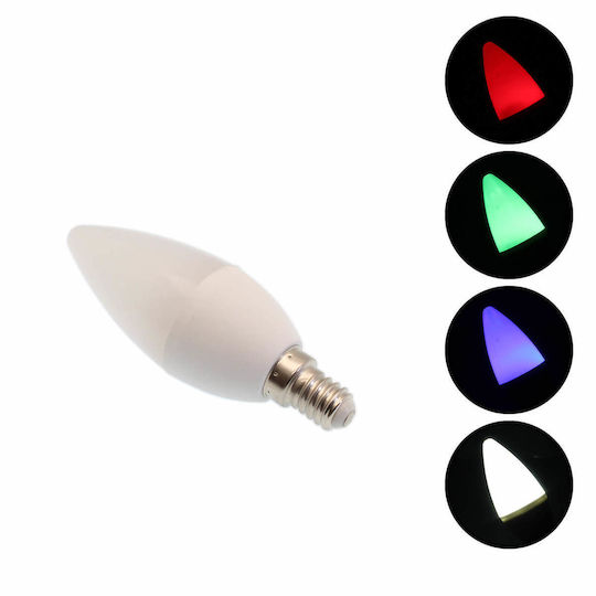 Smart Lampe LED 5W für Fassung E14 RGBW