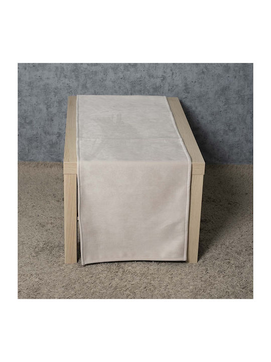 Runner Leo Ivory 44x185cm