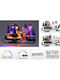 Zaros Christmas Illuminated Decorative Village with Battery with Movement 30.5x18.5x18.5cm.