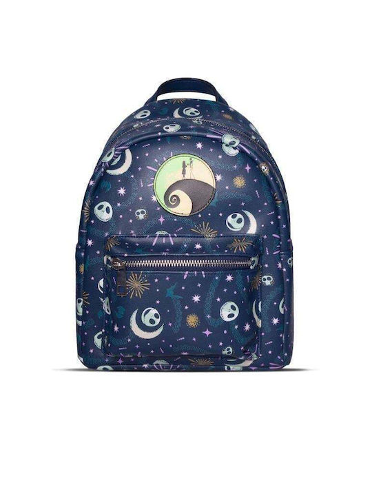 Difuzed Nightmare Before Xmas - Moonlight School Bag Backpack Kindergarten Blue