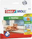 Tesa Self-Adhesive Tape Draft Stopper Door in White Color