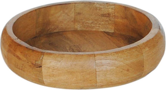 Atmosphera Rotund Tavă de Servire în Culoare Maro 26x26x6.5cm 00.07.72004 1buc