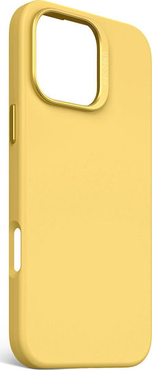 Decoded Back Cover Silicone Yellow (iPhone 16 Pro Max)