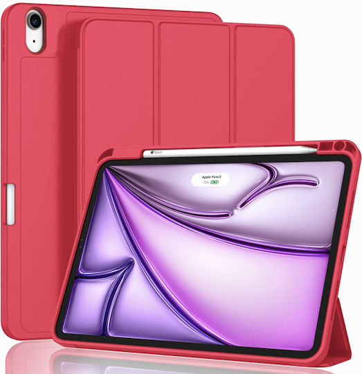 Orso Flip Cover Roșie (iPad Air 13" 2024/2025/2026)