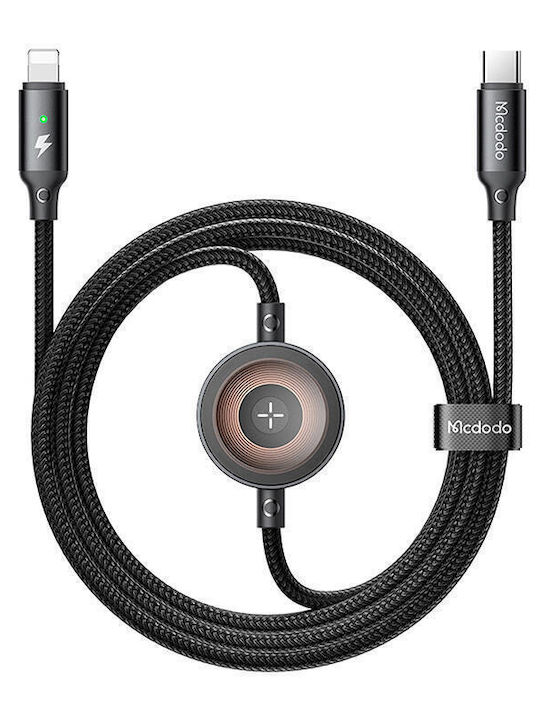 Mcdodo Ca-5680 2-in-1 USB-C auf Lightning Kabel + Apple Watch Ladegerät 36W 1,5m