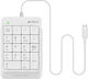 A4Tech FK13P Numeric Keypad White