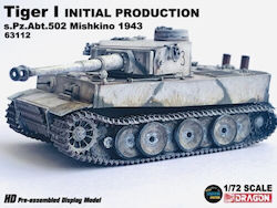 Dragon Models Sd.kfz.181 Tiger I Initial Production German Army S.pz.abt.502 Mishkino 1943 Φιγούρα Μοντελισμού Τανκ σε Κλίμακα 1:72 9.5x5εκ. Dragon Models Sd.kfz.181 Tiger I Initial Production German Army S.pz.abt.502 Mishkino 1943 Φιγούρα Μοντελισμού Τανκ σε Κλίμακα 1:72 9.5x5εκ.