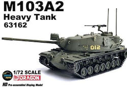 Dragon Models M103a2 Heavy Tank Us Army Φιγούρα Μοντελισμού Τανκ σε Κλίμακα 1:72 10x5εκ. Dragon Models M103a2 Heavy Tank Us Army Φιγούρα Μοντελισμού Τανκ σε Κλίμακα 1:72 10x5εκ.